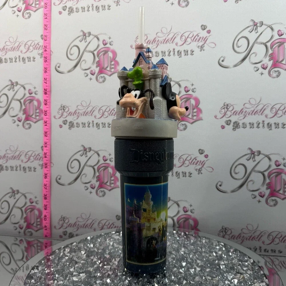 Disney vintage cup big large Castle Character Pop-Up Cup with Pink Accents